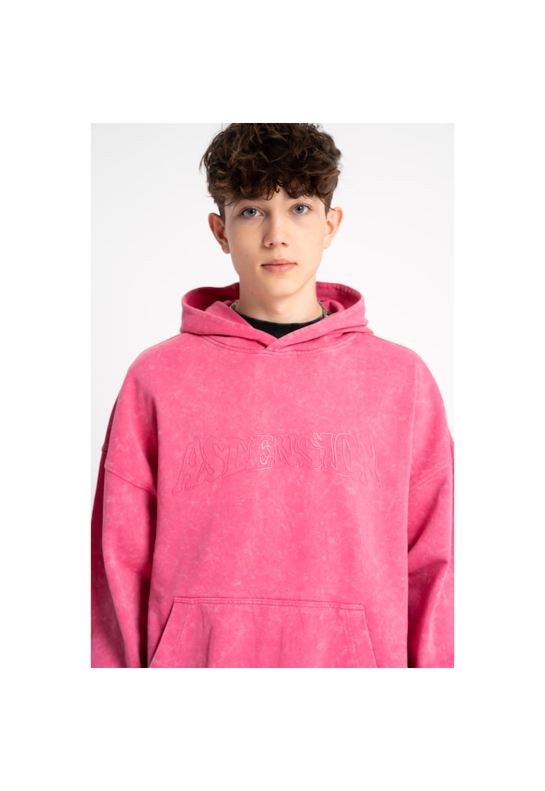 Hanorac supradimensionat cu buzunar kangaroo -