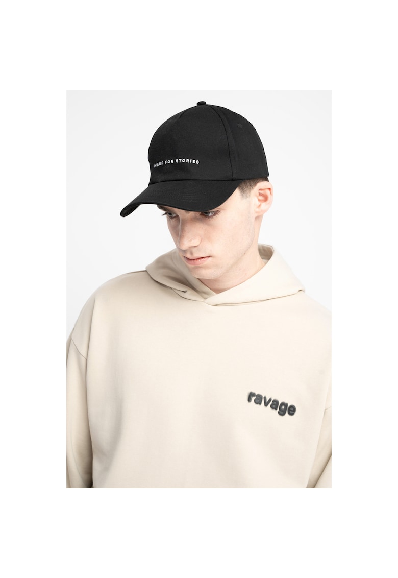 Hanorac lejer din bumbac cu imprimeu text