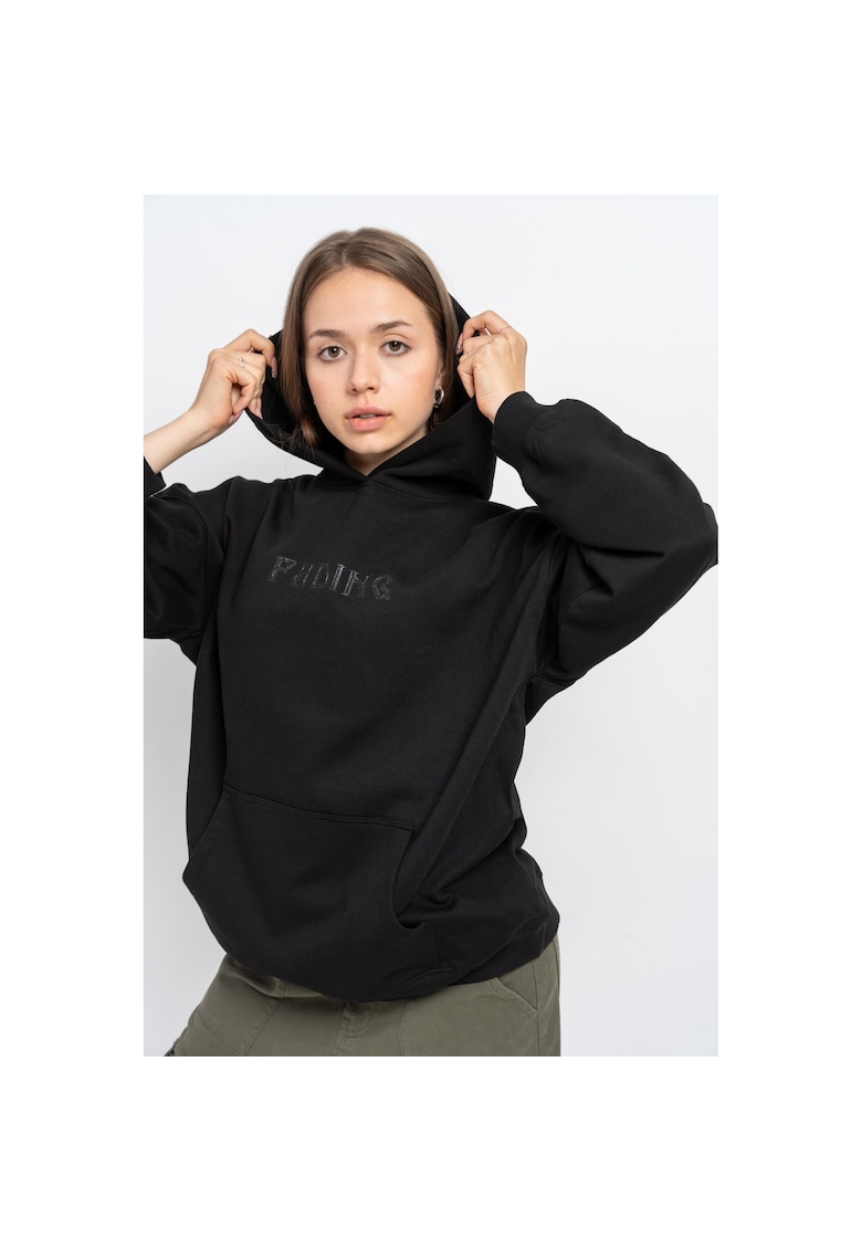 Hanorac oversize cu gluga cu buzunar kangaroo