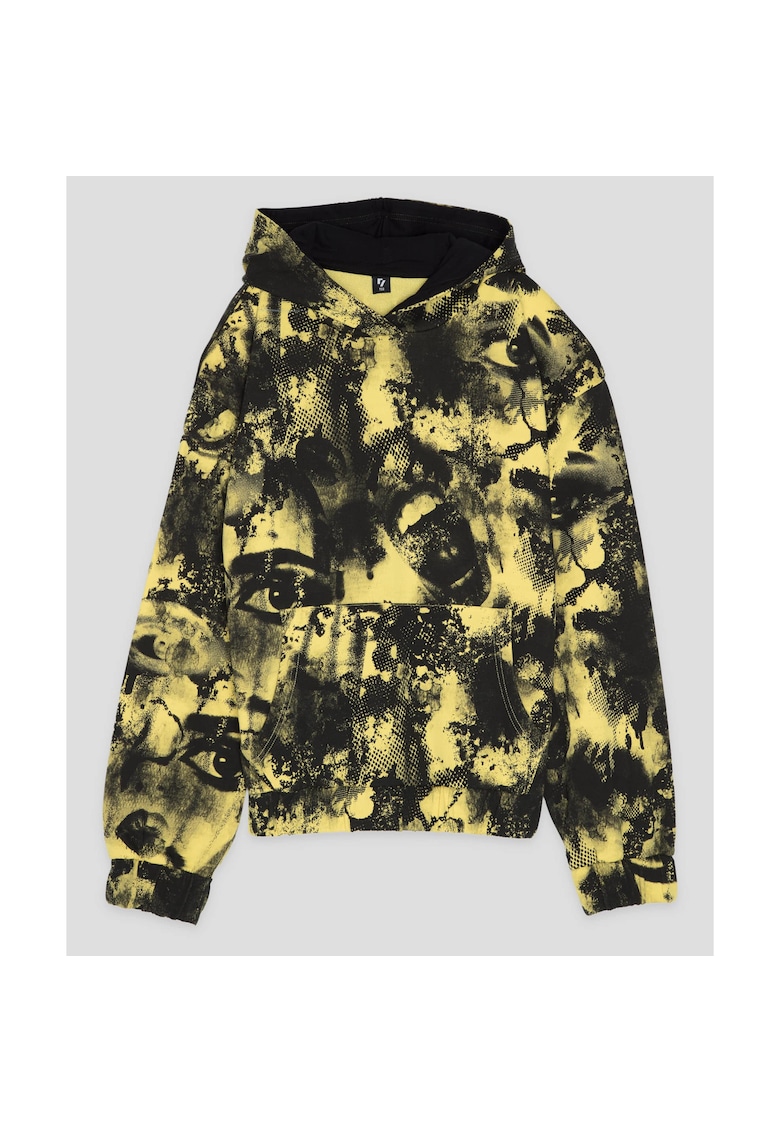 Hanorac lejer cu imprimeu abstract - Multicolor