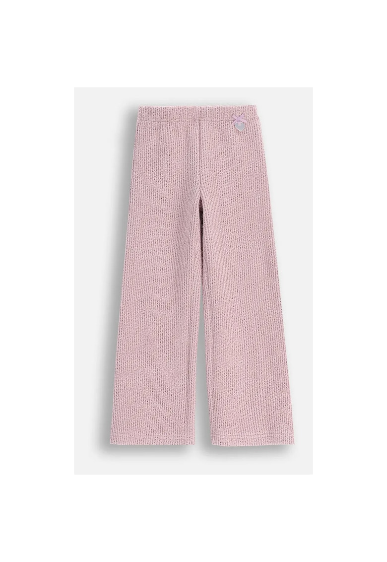 Pantaloni tricotati cu croiala ampla -