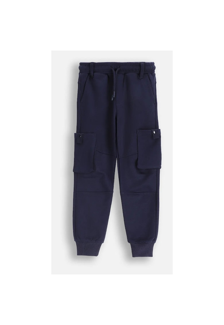 Pantaloni de trening cargo cu talie ajustabila