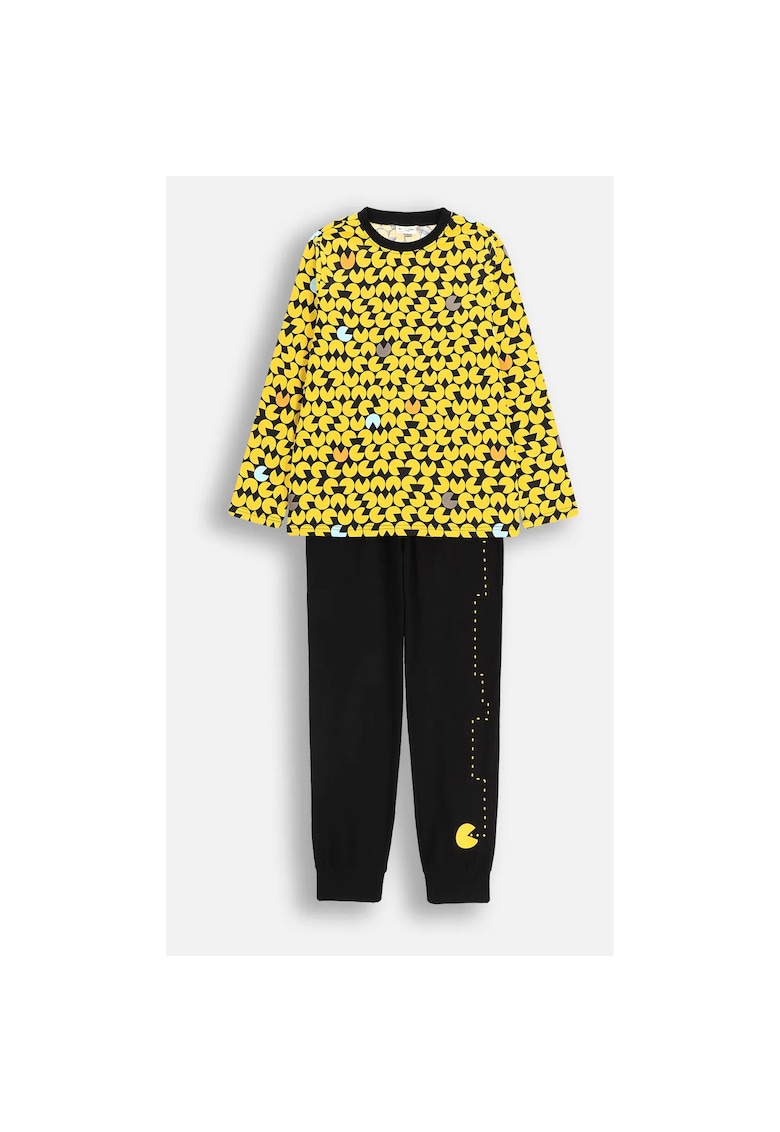 Coccodrillo Pijama din bumbac cu imprimeu grafic