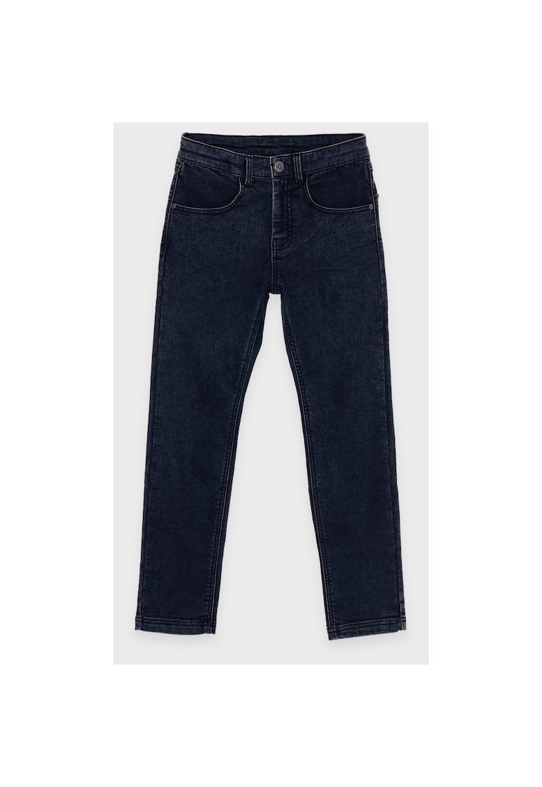 Blugi drepti cu talie medie -