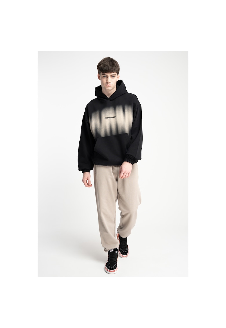 Pantaloni de trening uni din bumbac