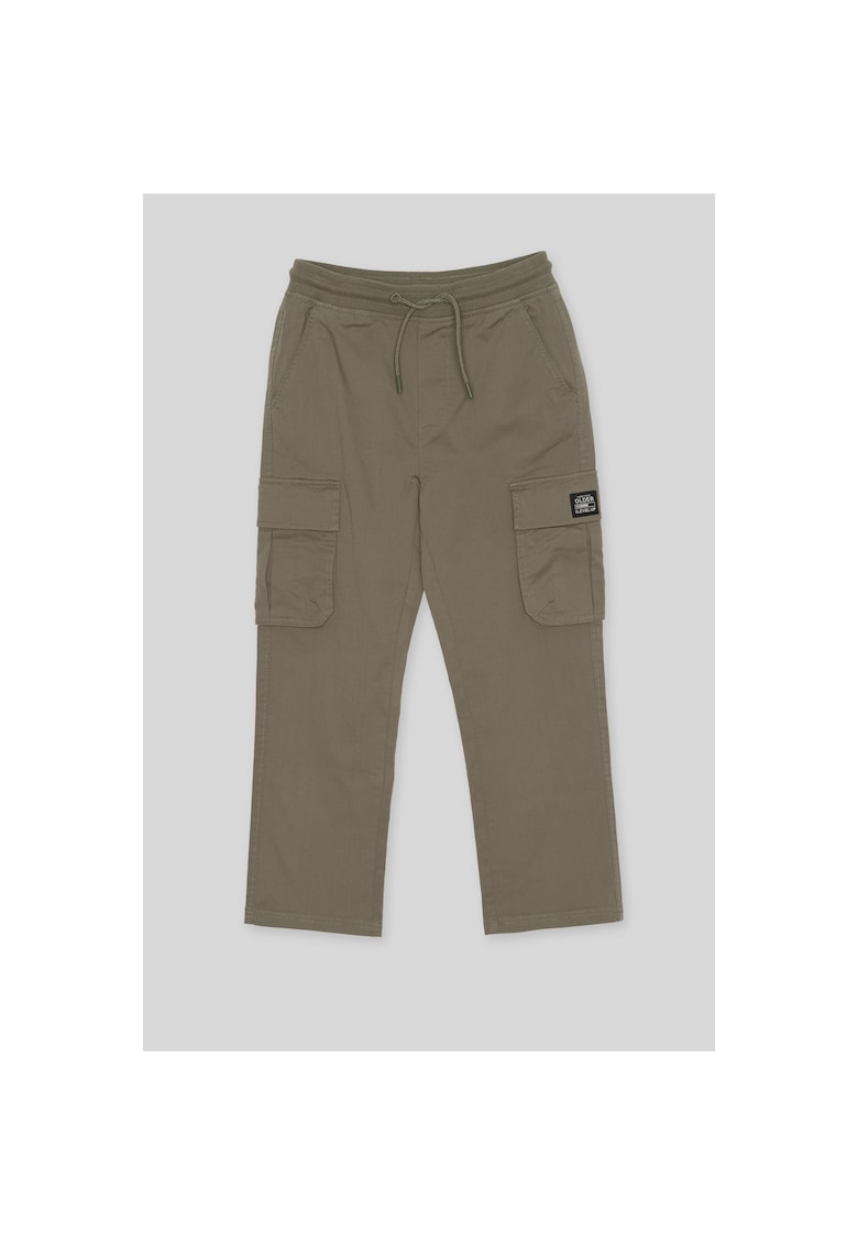 Pantaloni cargo cu snur in talie