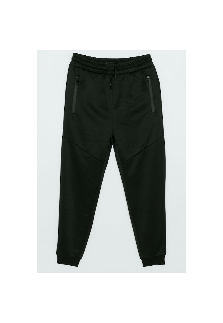 Pantaloni de trening cu buzunare cu fermoar