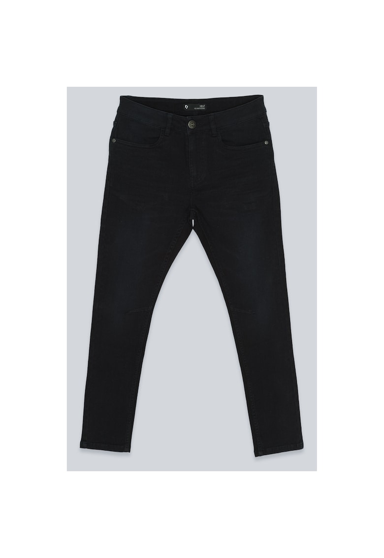 Blugi slim fit cu 5 buzunare