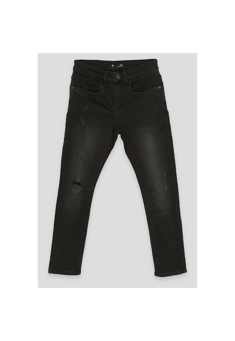 Blugi cu aspect decolorat