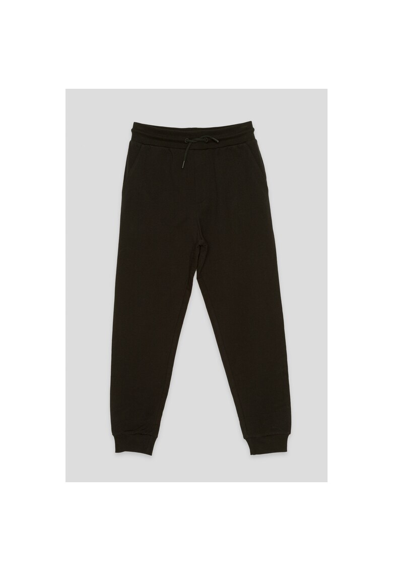 Pantaloni de trening din bumbac cu imprimeu la spate