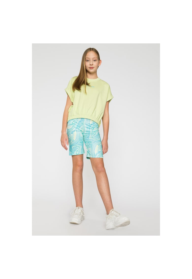 Pantaloni scurti cu imprimeu tie-dye - Albastrusadbs - Albastru
