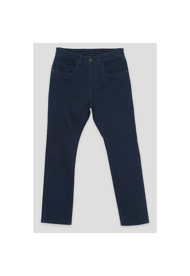 Blugi conici cu talie medie