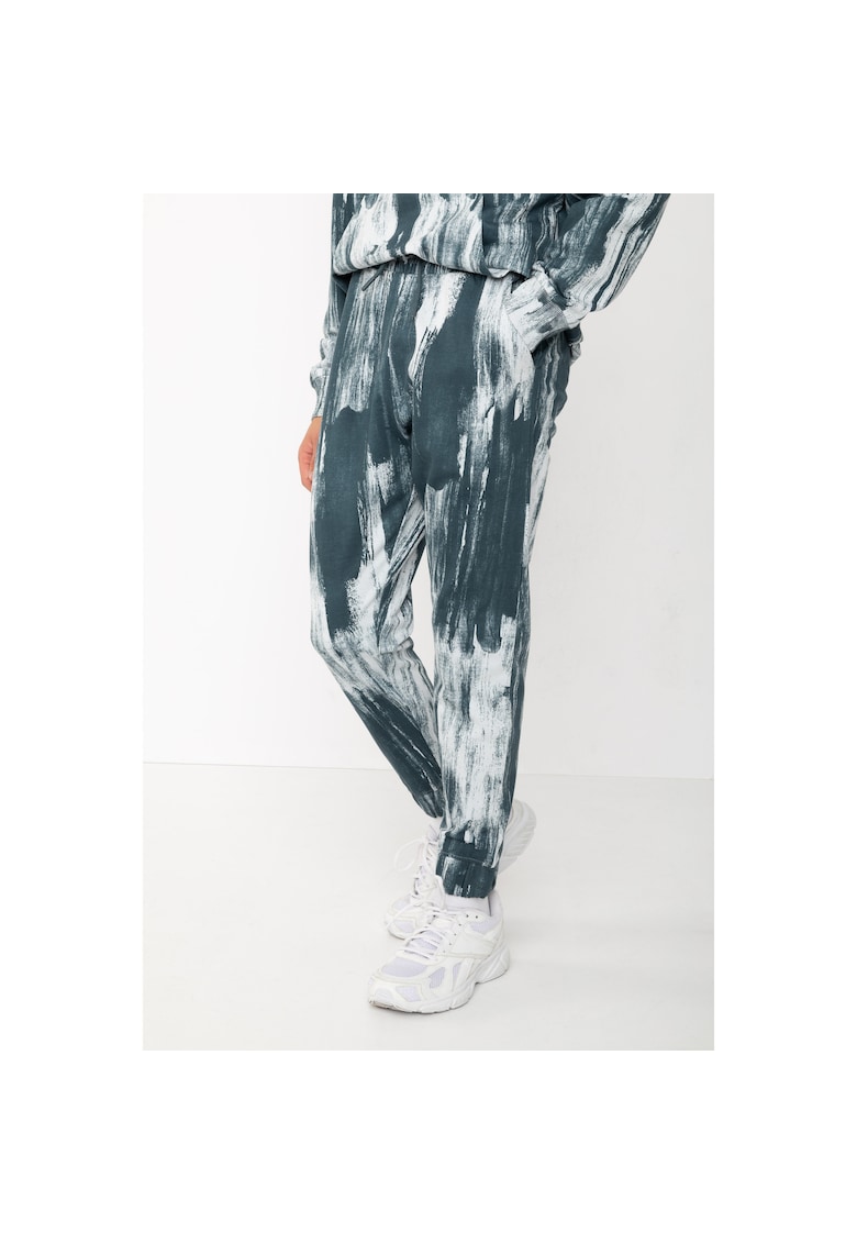 Pantaloni de trening cu imprimeu tie-dye