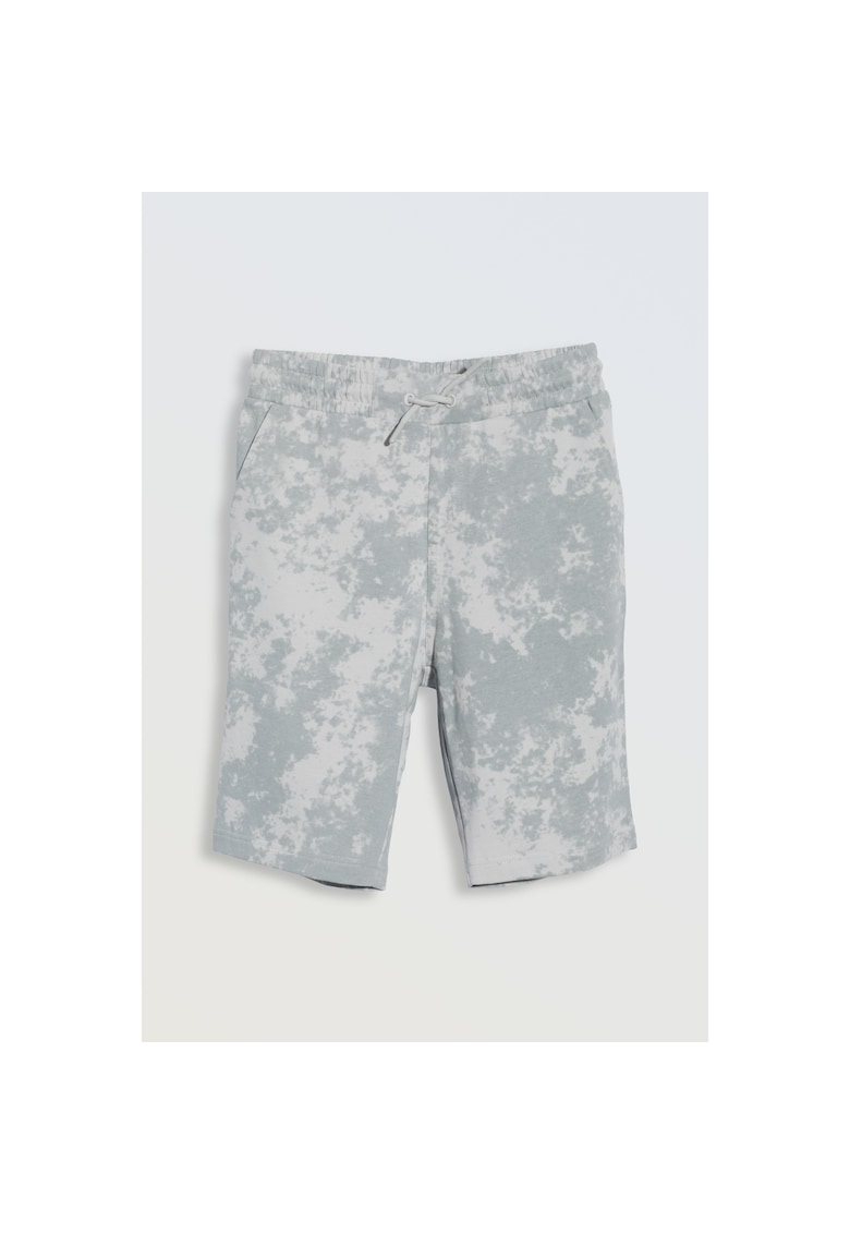 Pantaloni scurti cu imprimeu tie-dye