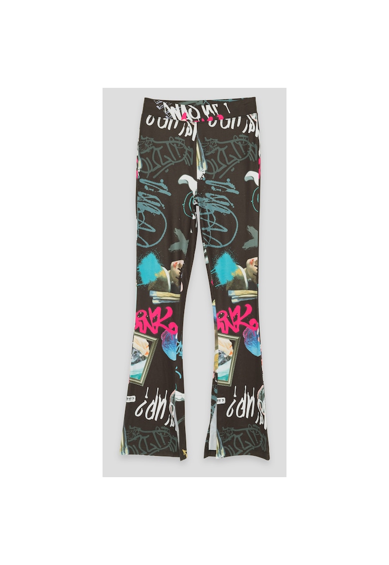 Colanti evazati cu imprimeu si slituri laterale