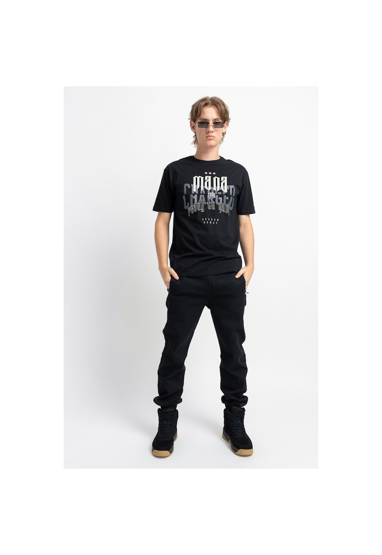 Blugi cargo cu talie elastica -