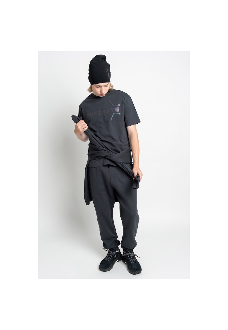 Pantaloni de trening cu imprimeu reflectorizant pe picior