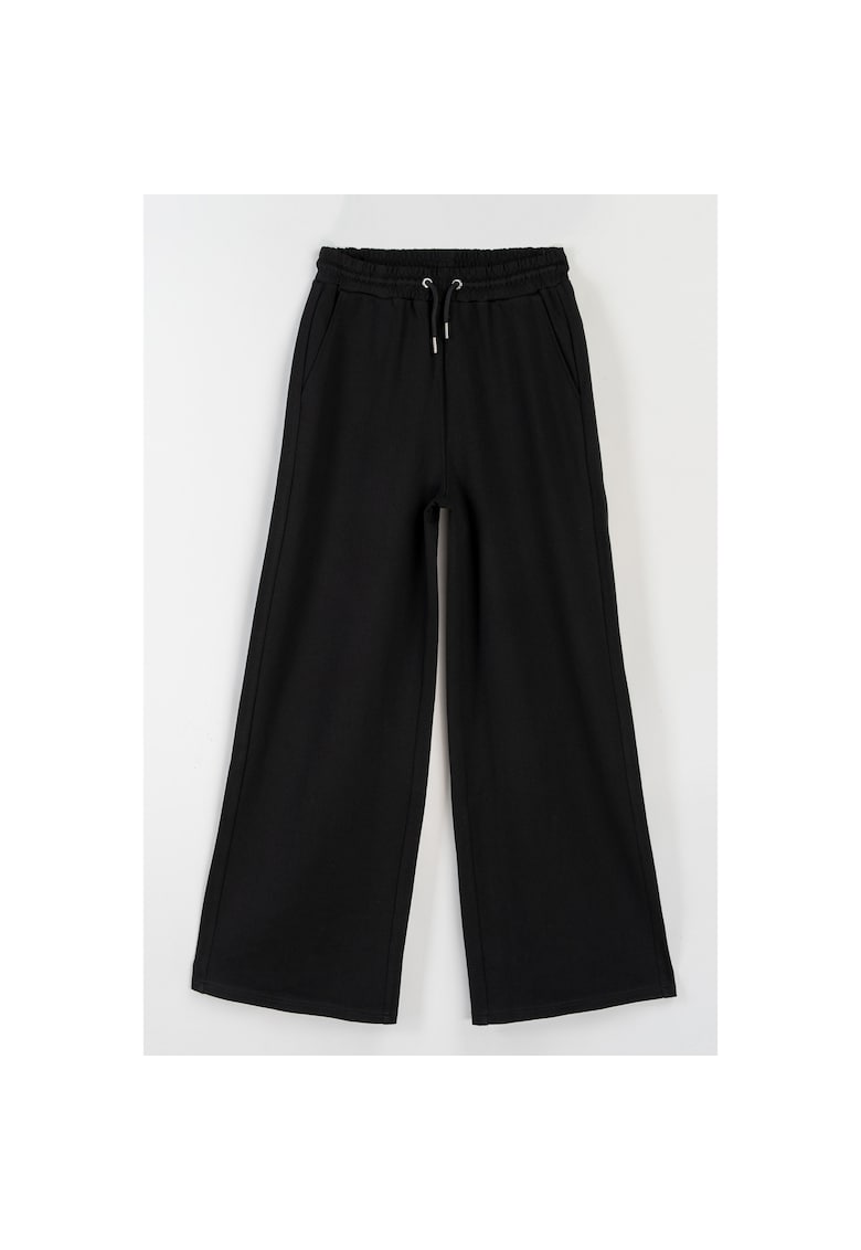 Pantaloni de trening relaxed fit cu snur pentru ajustare in talie
