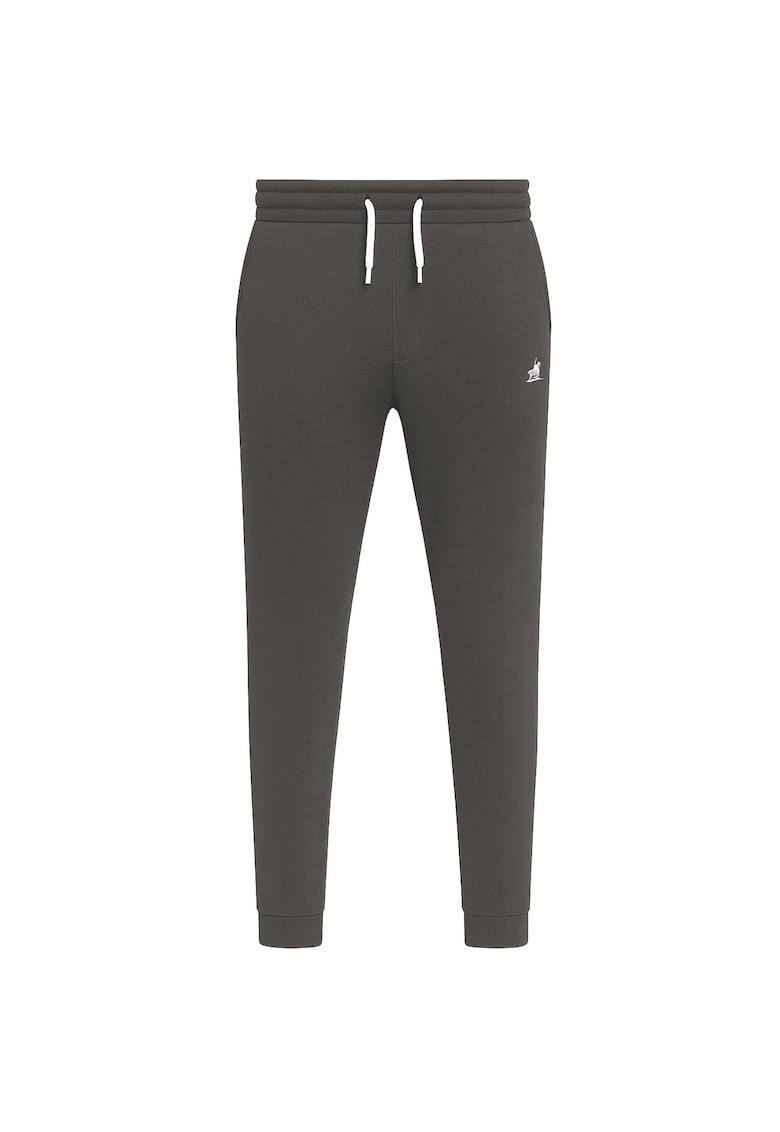 Pantaloni sport barbati U.S. GRAND POLO - gri - bumbac - croiala lejera - mansete confortabile