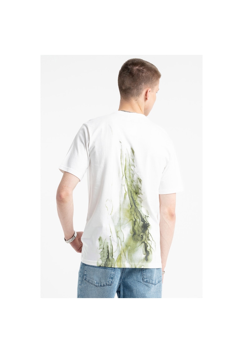 Tricou regular fit cu imprimeu pe spate -