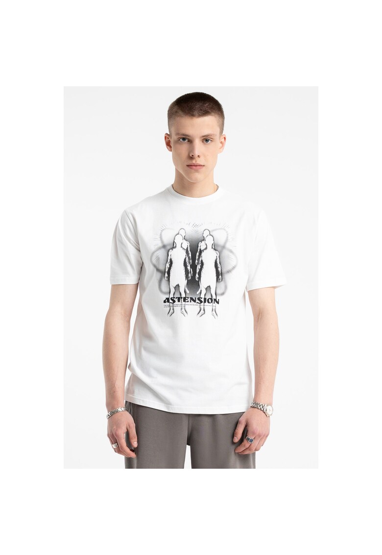 Tricou din bumbac cu imprimeu -