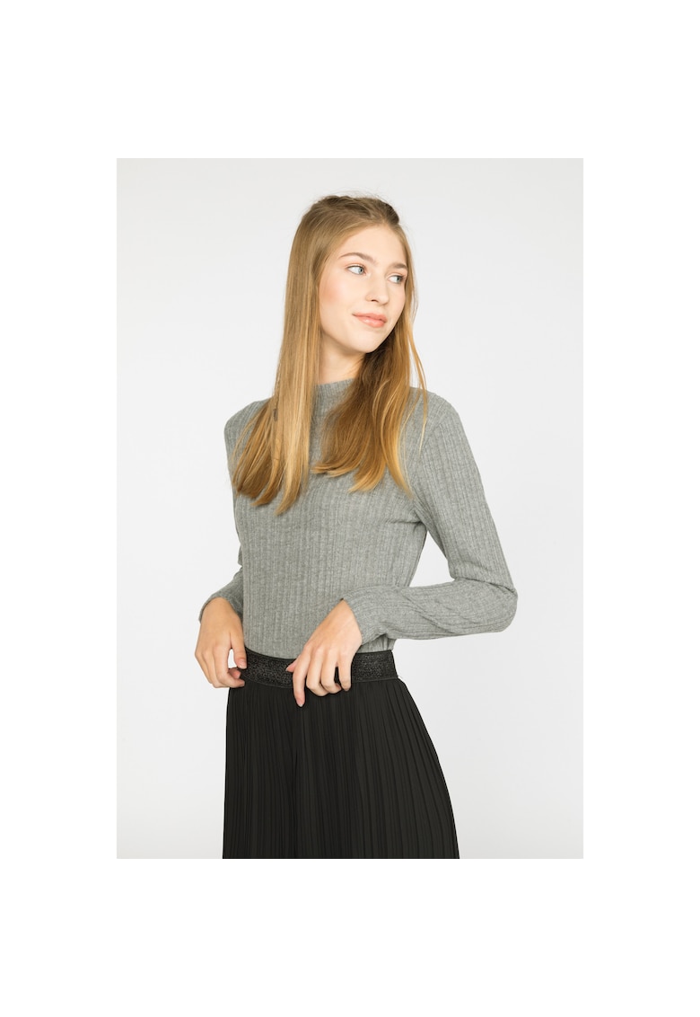 Bluza striata cu maneca lunga -