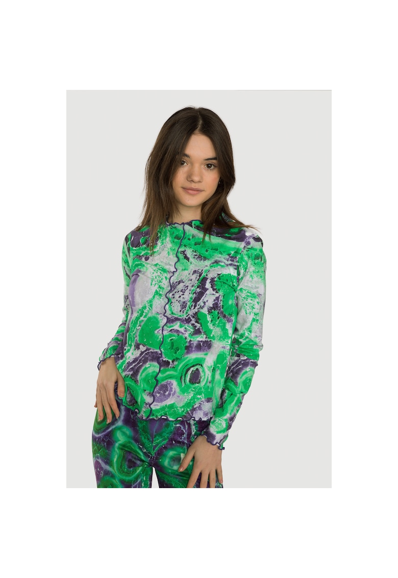 Bluza cu model Tie-dye -