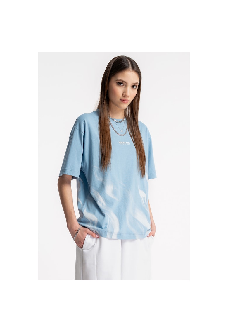 Tricou regular fit din bumbac cu imprimeu -