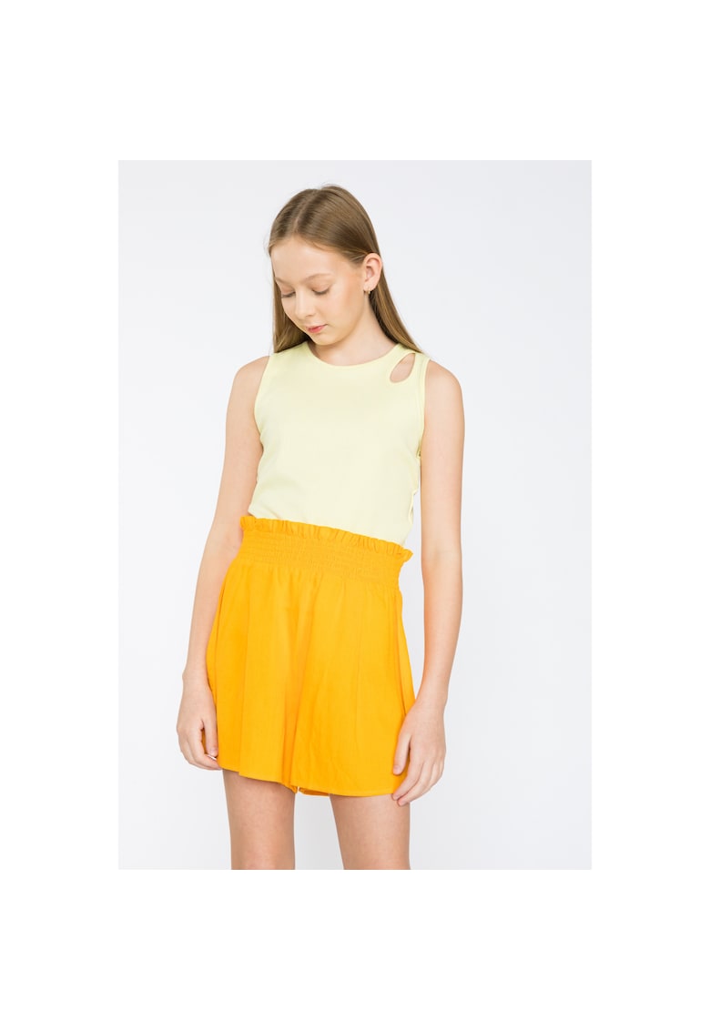 Top crop cu decupaj -