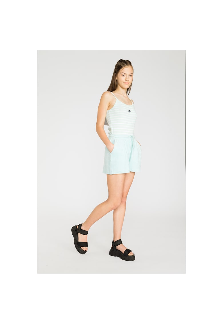 Top cu bretele si dungi -