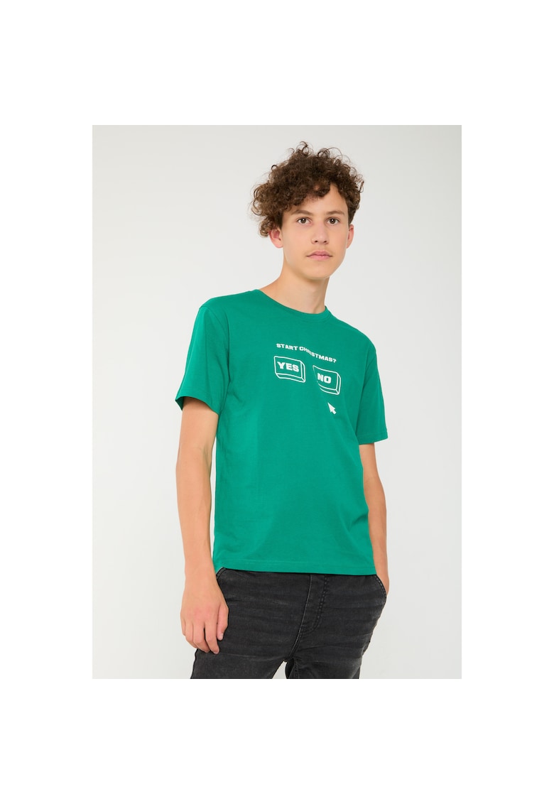 Tricou din bumbac cu imprimeu -