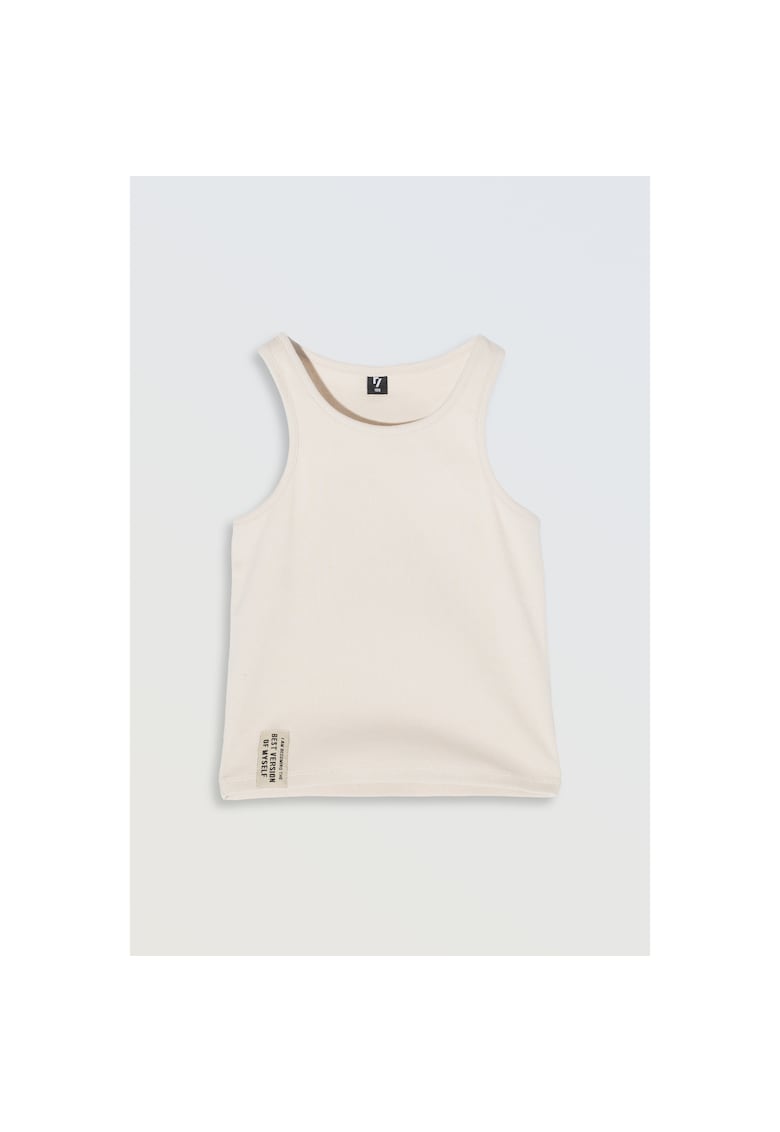 Top din amestec de bumbac -