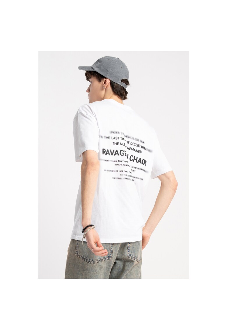 Tricou cu imprimeu pe spate -