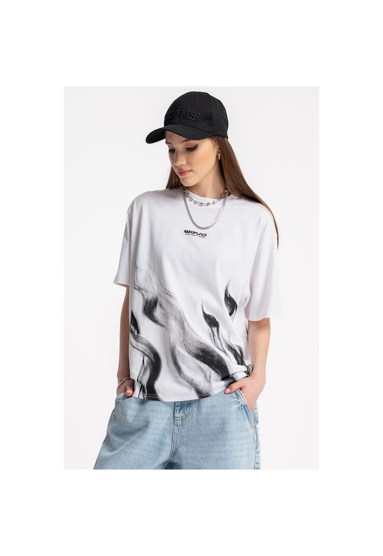 Tricou lejer cu imprimeu -