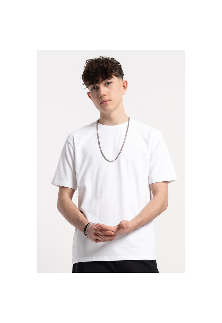 Tricou uni din amestec de bumbac -