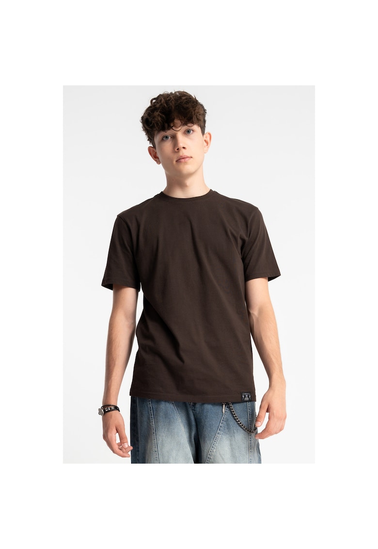 Tricou uni regular fit -