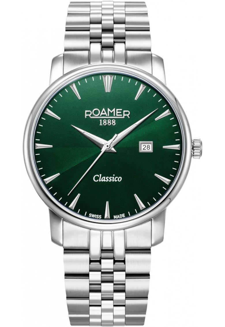 Ceas barbatesc 971856 41 75 50 verde clasic pentru cupluri