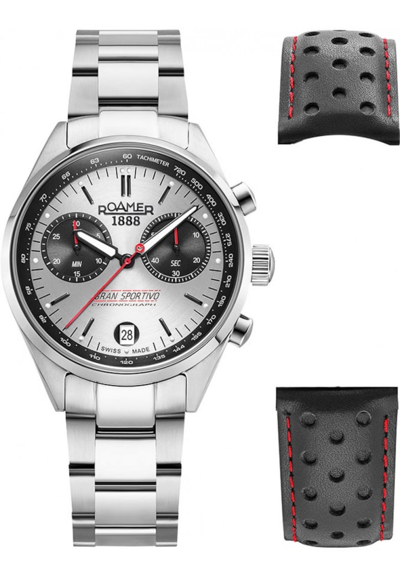 Setul pentru barbati 978818 - cu cadran de 41 mm - din otel inoxidabil - curea sport si curea suplimentara