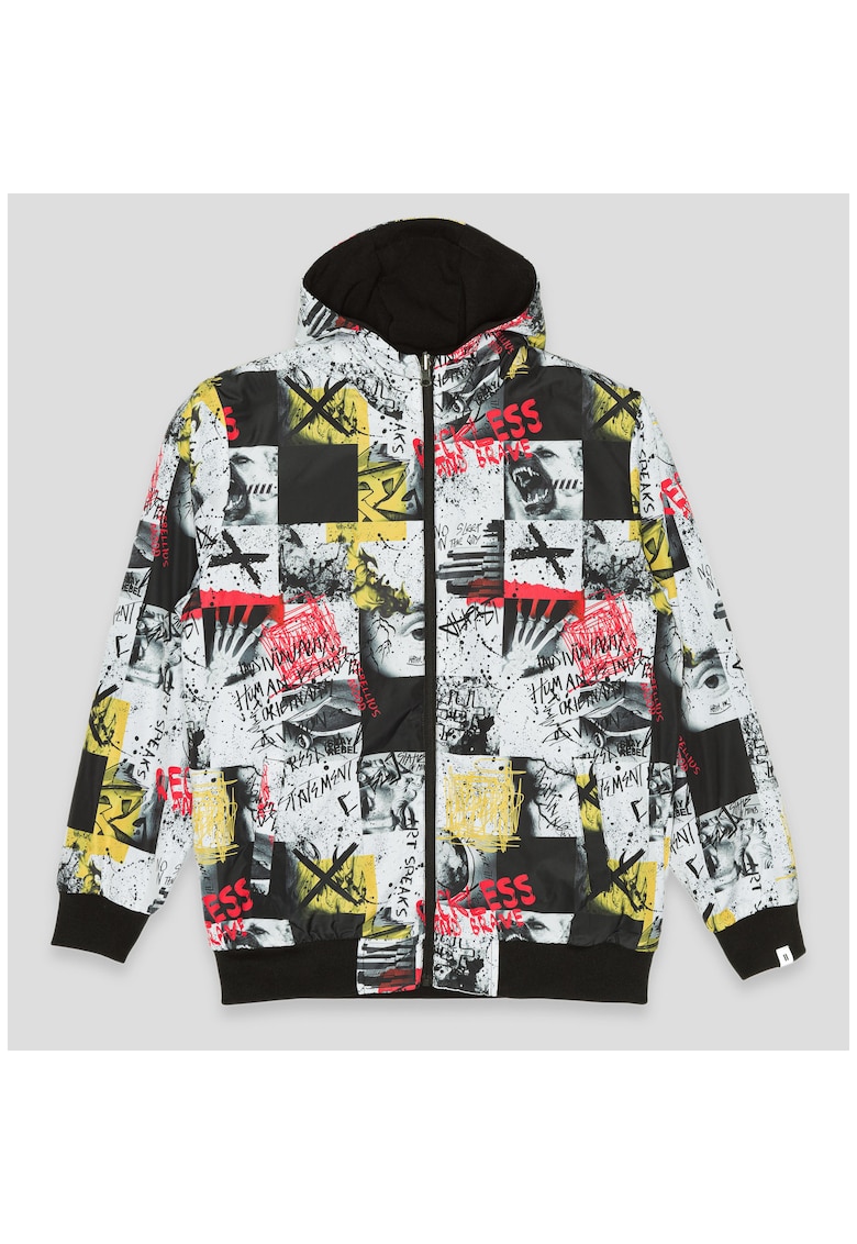 Jacheta de tranzitie reversibila cu gluga -