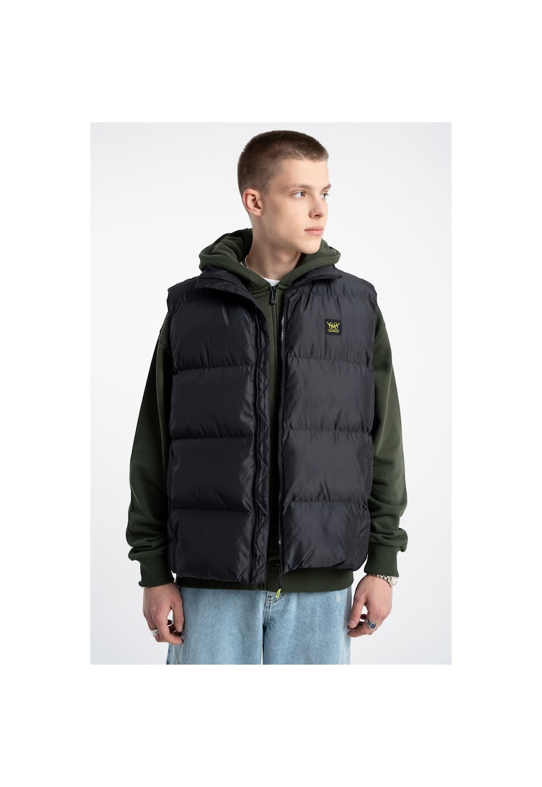 Vesta matlasata cu buzunare laterale -