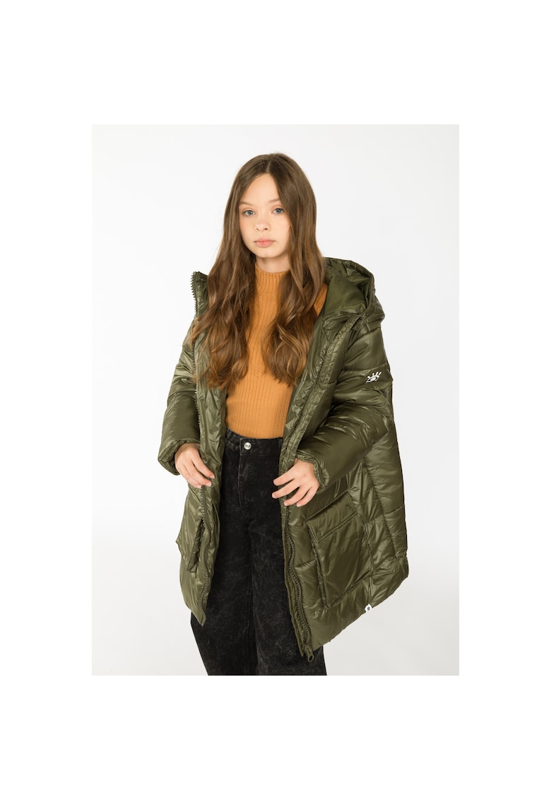 Geaca matlasata supradimensionata -