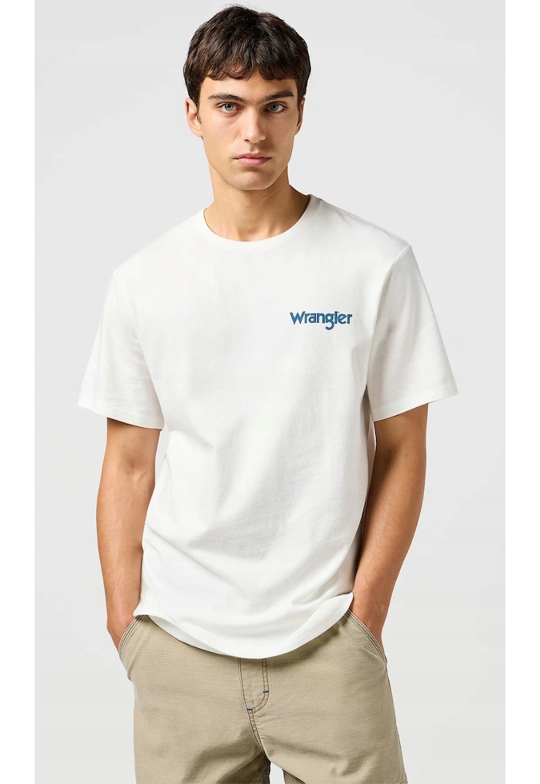 Tricou barbati - RELAXED TEE - supradimensionat - alb - bumbac