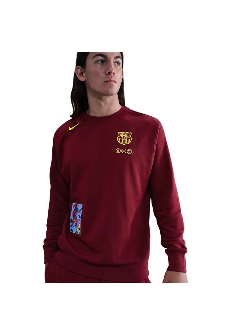 Bluza FCB Club Crew FT SE GX 53001 - Rosu