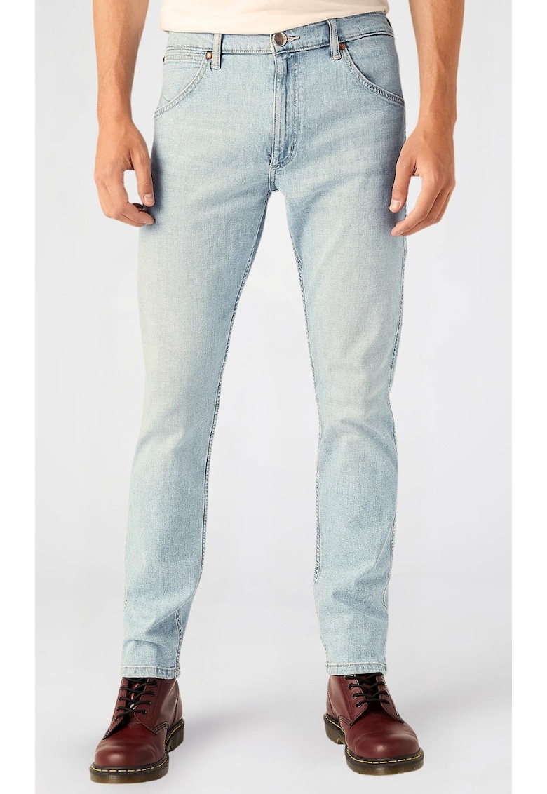 Blugi barbati - 11Mwz Slim - albastru - bumbac - slim fit -