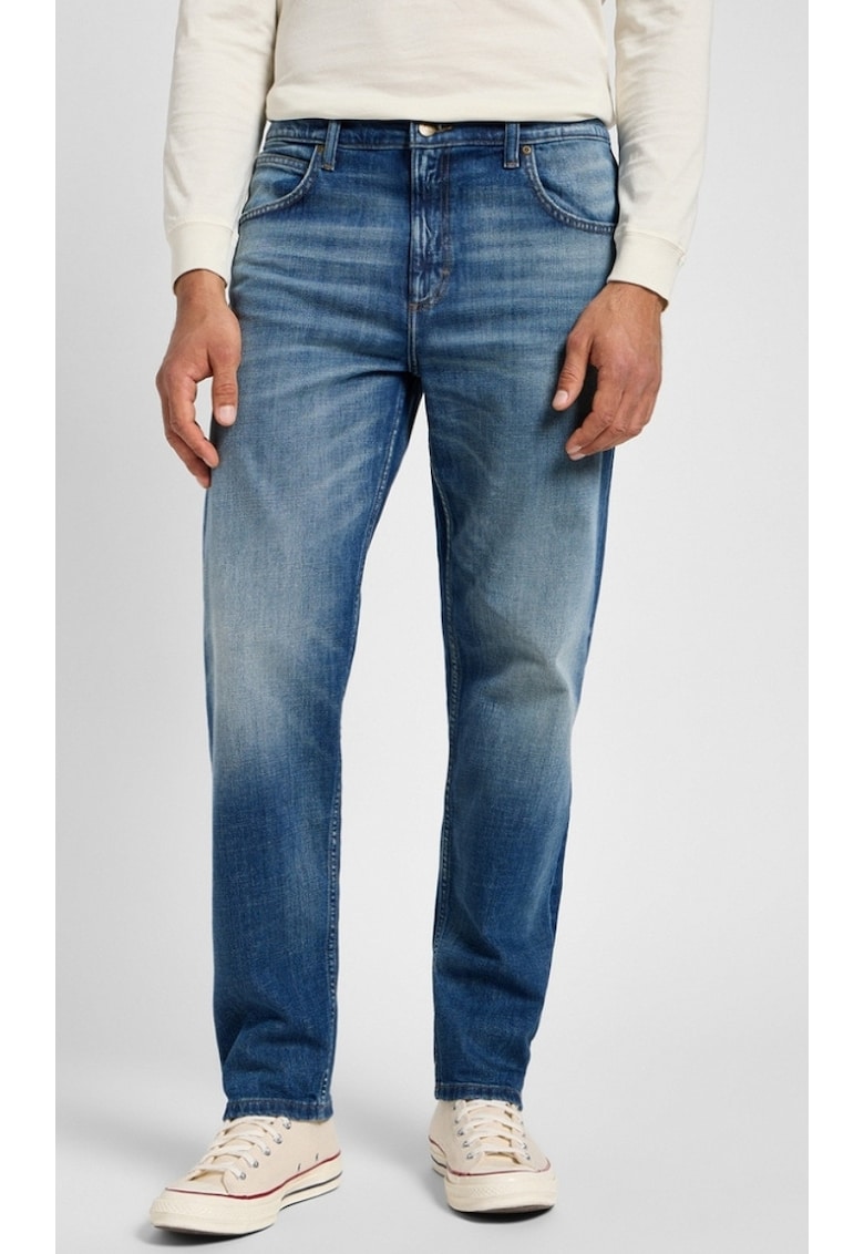 Blugi barbati - Relaxed Rising Tide - talie inalta - albastru - bumbac -