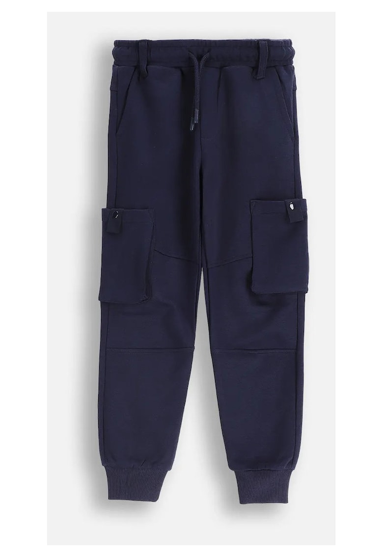 Pantaloni copii - bleumarin - slim fit - cu buzunare - ECO 5(R)