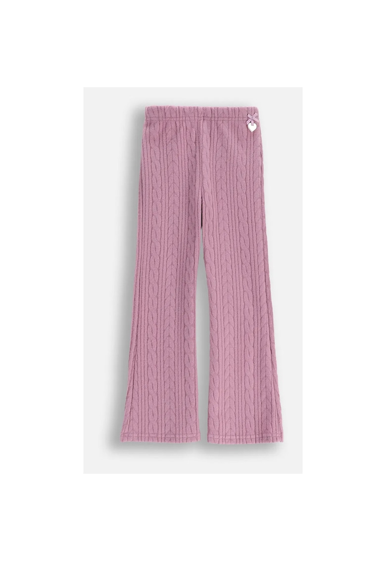 Colanti pentru fete - violet - material elastic - crac lung
