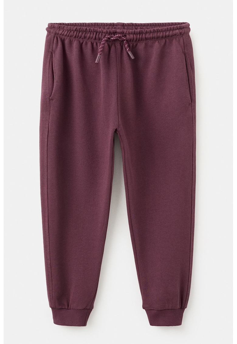 Pantaloni de trening din bumbac cu croiala conica - Violet tyrian