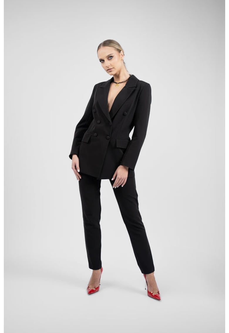 Pantalon conic - Negru