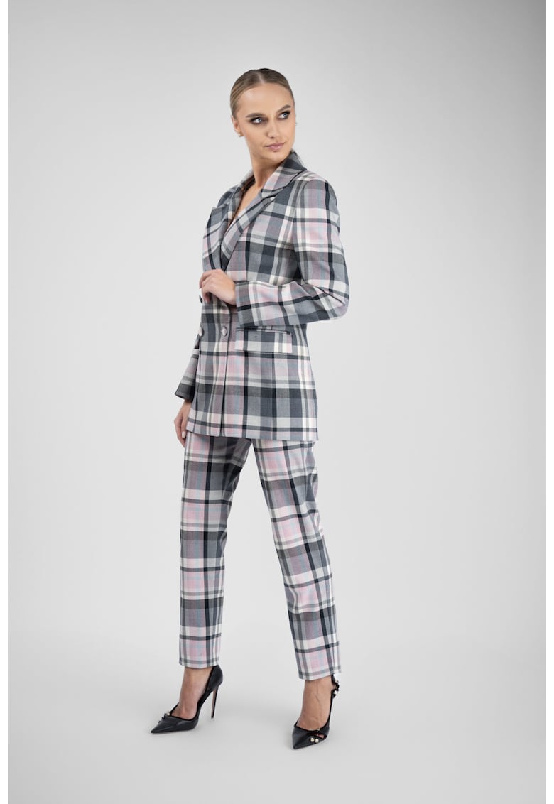 Pantalon conic in carouri